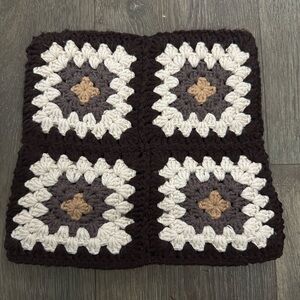 Handmade Crochet Square Beanie